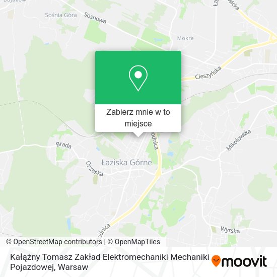 Mapa Kałążny Tomasz Zakład Elektromechaniki Mechaniki Pojazdowej