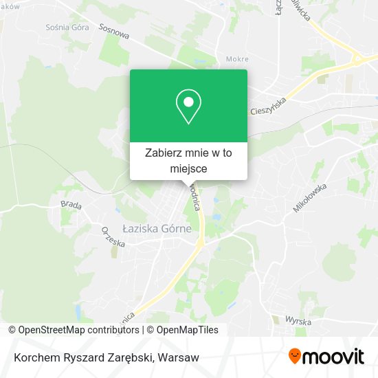 Mapa Korchem Ryszard Zarębski