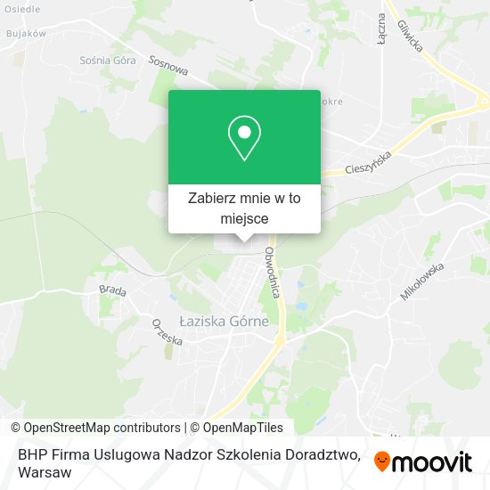 Mapa BHP Firma Uslugowa Nadzor Szkolenia Doradztwo