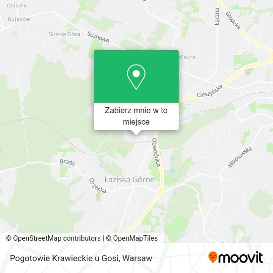 Mapa Pogotowie Krawieckie u Gosi