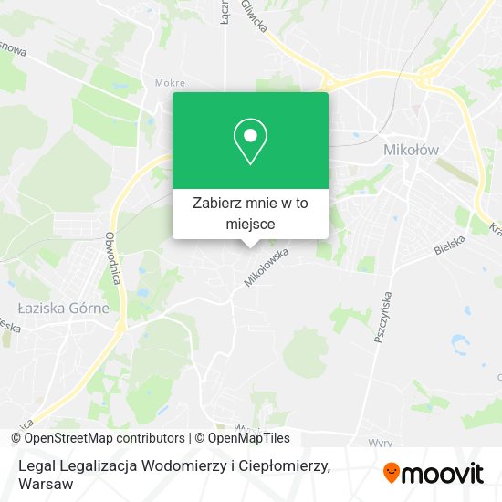 Mapa Legal Legalizacja Wodomierzy i Ciepłomierzy