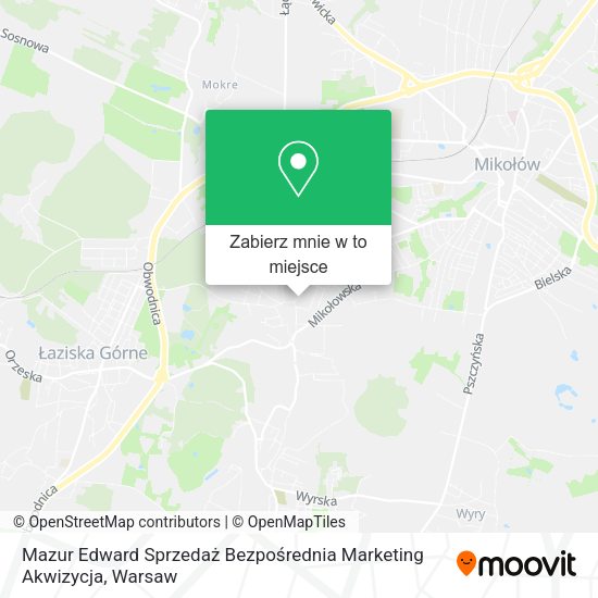 Mapa Mazur Edward Sprzedaż Bezpośrednia Marketing Akwizycja