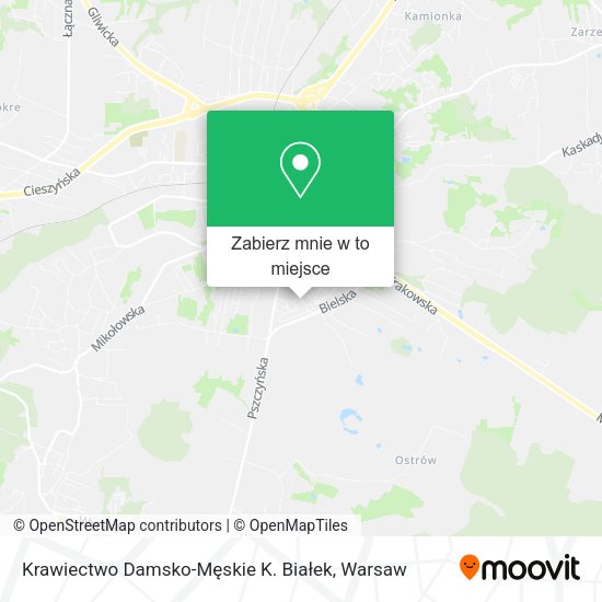 Mapa Krawiectwo Damsko-Męskie K. Białek