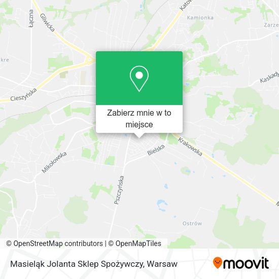 Mapa Masieląk Jolanta Sklep Spożywczy