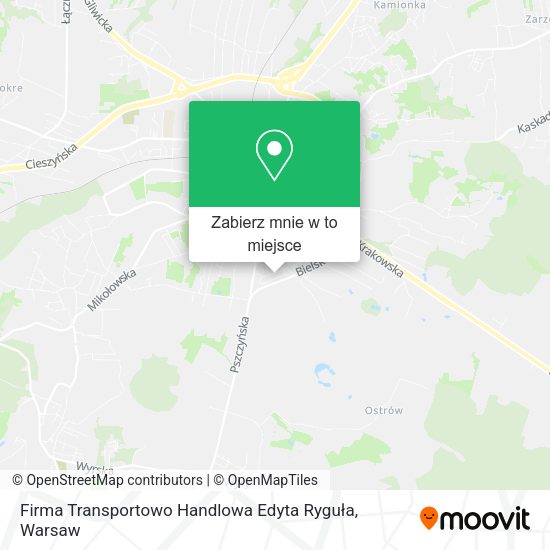 Mapa Firma Transportowo Handlowa Edyta Ryguła