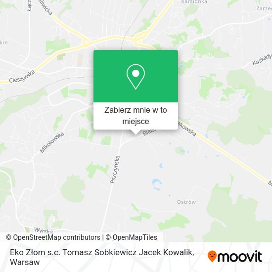 Mapa Eko Złom s.c. Tomasz Sobkiewicz Jacek Kowalik