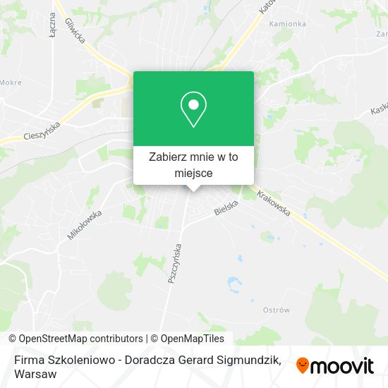 Mapa Firma Szkoleniowo - Doradcza Gerard Sigmundzik