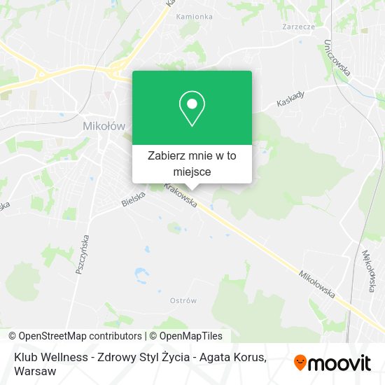 Mapa Klub Wellness - Zdrowy Styl Życia - Agata Korus