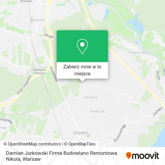 Mapa Damian Jurkowski Firma Budowlano Remontowa Nikola