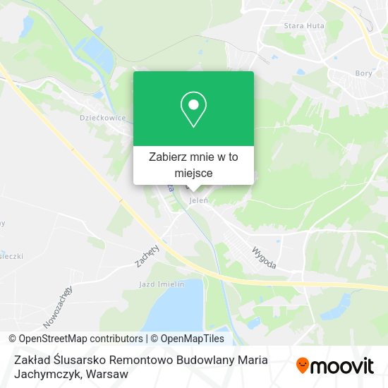 Mapa Zakład Ślusarsko Remontowo Budowlany Maria Jachymczyk