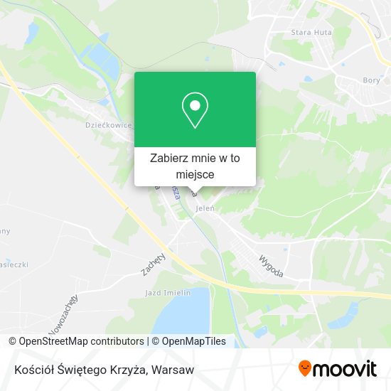 Mapa Kościół Świętego Krzyża