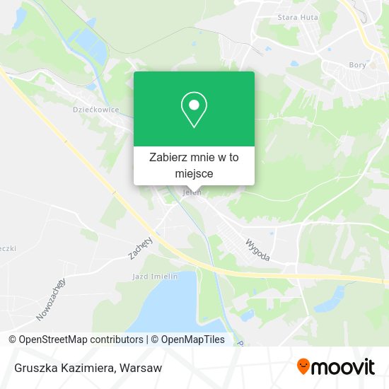 Mapa Gruszka Kazimiera