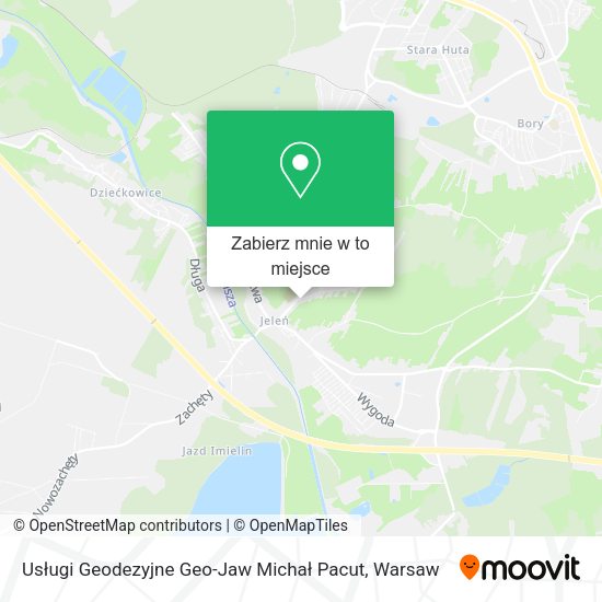 Mapa Usługi Geodezyjne Geo-Jaw Michał Pacut