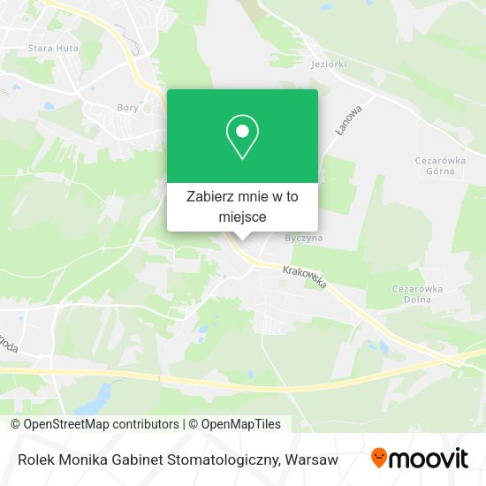 Mapa Rolek Monika Gabinet Stomatologiczny