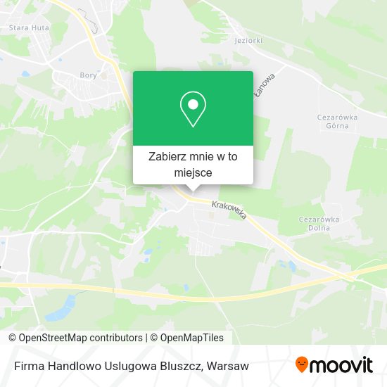 Mapa Firma Handlowo Uslugowa Bluszcz