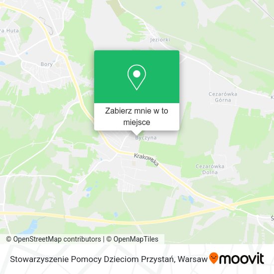 Mapa Stowarzyszenie Pomocy Dzieciom Przystań