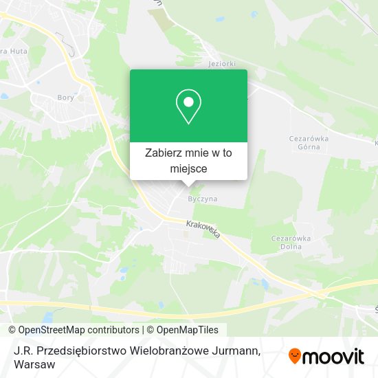 Mapa J.R. Przedsiębiorstwo Wielobranżowe Jurmann