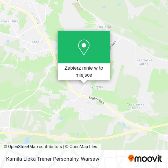 Mapa Kamila Lipka Trener Personalny