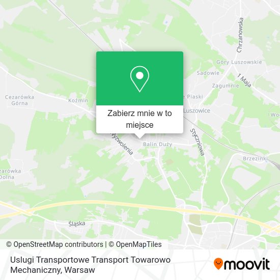 Mapa Uslugi Transportowe Transport Towarowo Mechaniczny