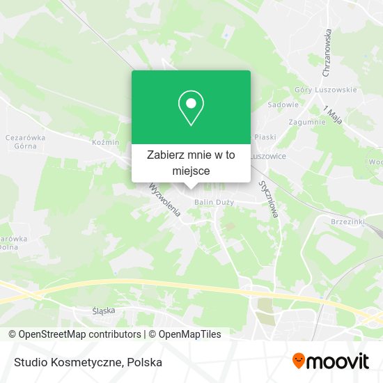 Mapa Studio Kosmetyczne