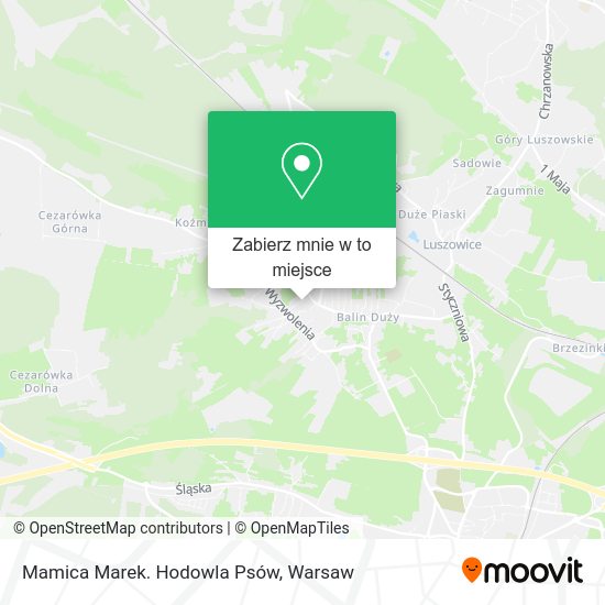 Mapa Mamica Marek. Hodowla Psów