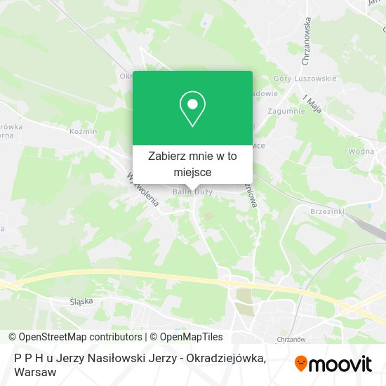 Mapa P P H u Jerzy Nasiłowski Jerzy - Okradziejówka