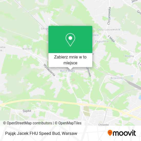 Mapa Pająk Jacek FHU Speed Bud