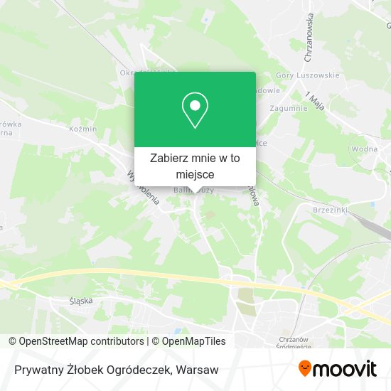 Mapa Prywatny Żłobek Ogródeczek