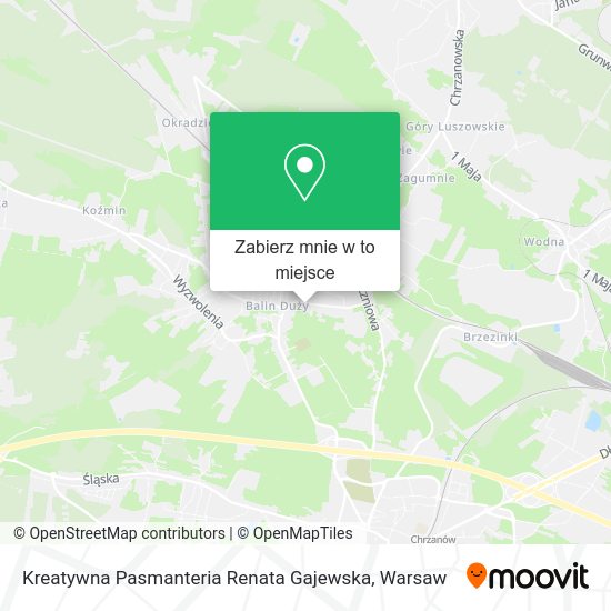 Mapa Kreatywna Pasmanteria Renata Gajewska