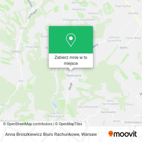 Mapa Anna Broszkiewicz Biuro Rachunkowe