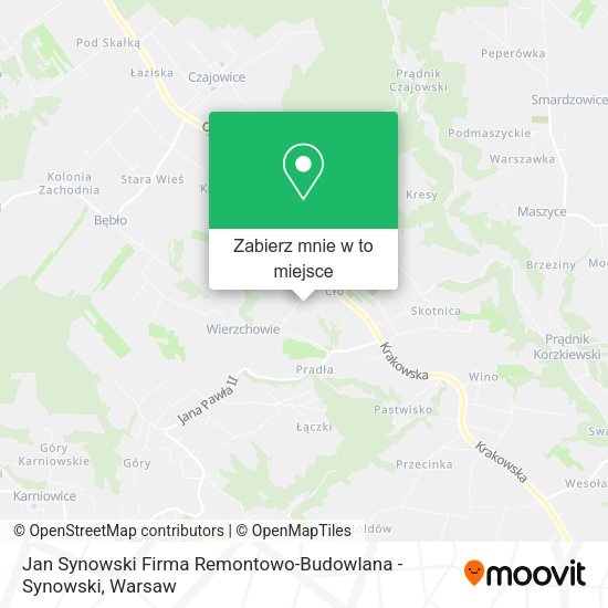 Mapa Jan Synowski Firma Remontowo-Budowlana - Synowski