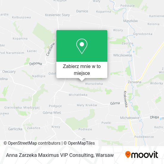 Mapa Anna Zarzeka Maximus VIP Consulting