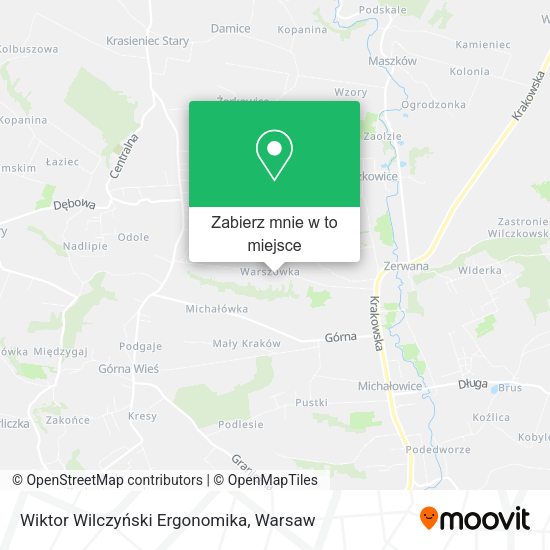 Mapa Wiktor Wilczyński Ergonomika