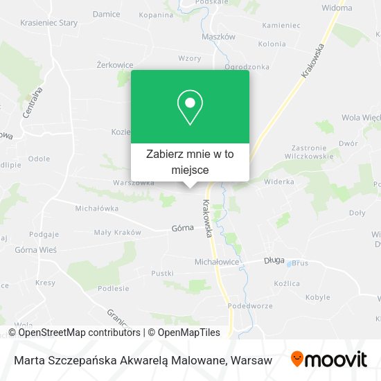 Mapa Marta Szczepańska Akwarelą Malowane