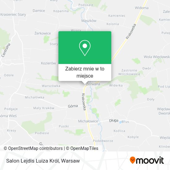 Mapa Salon Lejdis Luiza Król