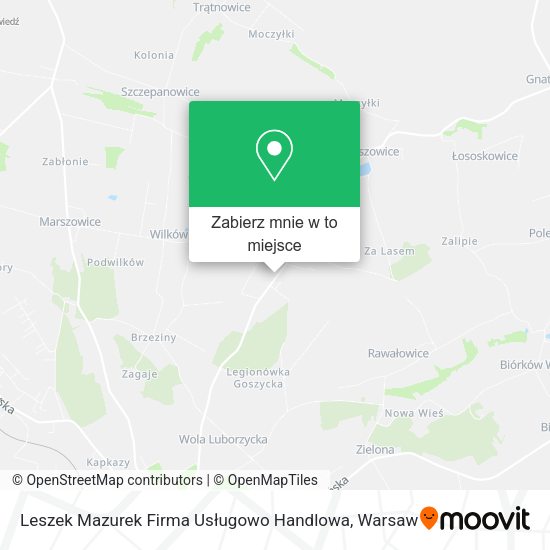 Mapa Leszek Mazurek Firma Usługowo Handlowa