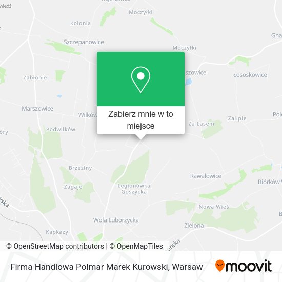 Mapa Firma Handlowa Polmar Marek Kurowski