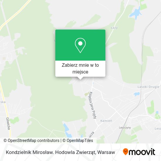 Mapa Kondzielnik Mirosław. Hodowla Zwierząt