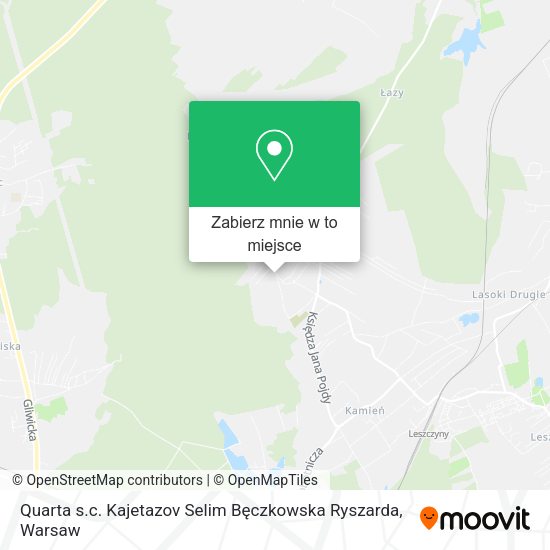 Mapa Quarta s.c. Kajetazov Selim Bęczkowska Ryszarda