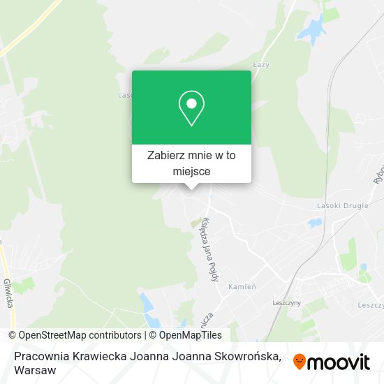 Mapa Pracownia Krawiecka Joanna Joanna Skowrońska