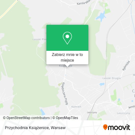 Mapa Przychodnia Książenice