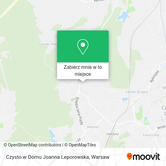 Mapa Czysto w Domu Joanna Leporowska