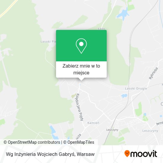 Mapa Wg Inżynieria Wojciech Gabryś