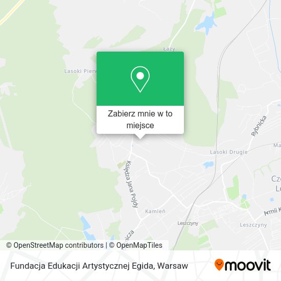 Mapa Fundacja Edukacji Artystycznej Egida