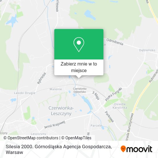 Mapa Silesia 2000. Górnośląska Agencja Gospodarcza