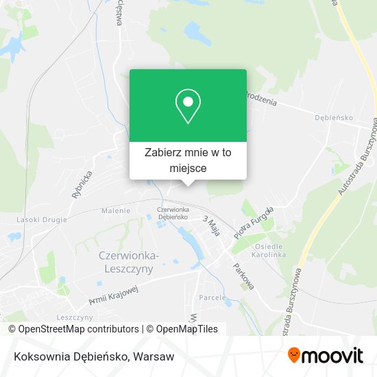 Mapa Koksownia Dębieńsko