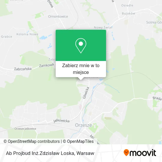 Mapa Ab Projbud Inż.Zdzisław Loska