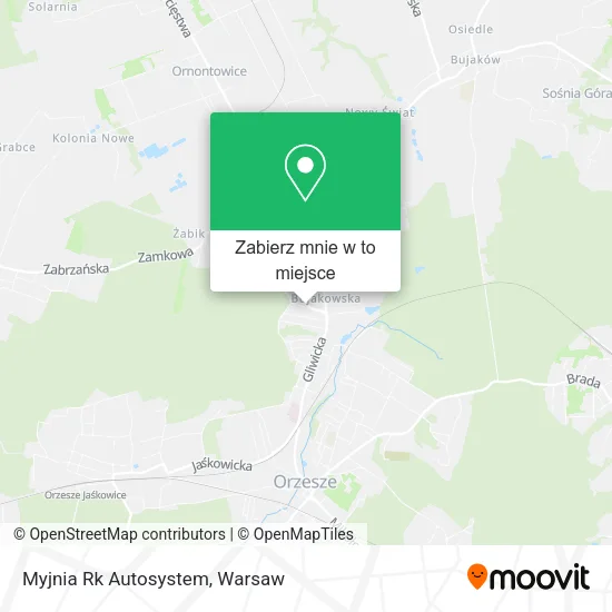 Mapa Myjnia Rk Autosystem
