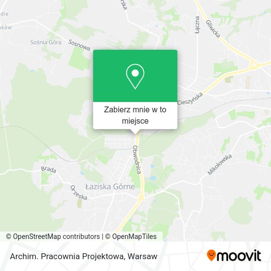 Mapa Archim. Pracownia Projektowa