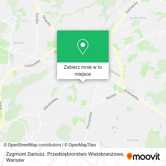 Mapa Zygmunt Dariusz. Przedsiębiorstwo Wielobranżowe